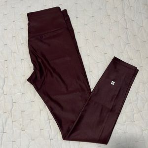 Metallic Sweaty Betty leggings